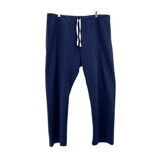 Figs Pants Women Plus Sz XXL Navy Blue Scrub Bottoms Technical Collection